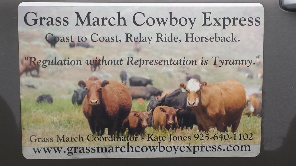 Grass March sign